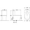 Бачок BELBAGNO MONICA BB805T