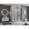 Душевой уголок BELBAGNO UNO-195-AH-1-120/90-P-NERO