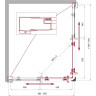 Душевой уголок BELBAGNO UNO-195-AH-2-120/90-C-NERO