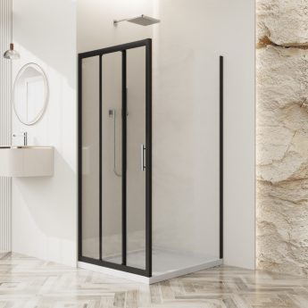 Душевой уголок BELBAGNO UNO-195-AHF-31-90/80-C-NERO