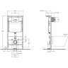 Монтажный элемент для подвесного унитаза BELBAGNO BB026 + BB081CR BB026/BB081CR