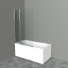 Шторка на ванну BELBAGNO UNO-V-11-120/150-C-Cr