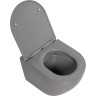 Унитаз подвесной безободковый BELBAGNO BB062CHR-GR/BB062SC-GR